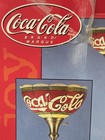 New Coca Cola Tiffany Style Acrylic Torchiere Floor Lamp Light Shade Sign W box 