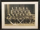 Vintage 1920s Princeton University Ice Hockey Team Antique Photograph Framed Nj