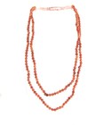 Pink Sponge Coral Bead Strand 4 Mm Round 35 