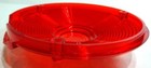 Back Of The Cab Or Sleeper Light Lens Replacement 4    Round Red Plastic Gg 80304