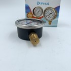 Liquid Filled Pressure Gauge 100 Psi 2  Face 1 4  Npt Bottom Mount