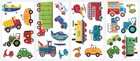 Cars Trucks Trains Planes Helicopter Wall Decals 26 New Transportation Stickers