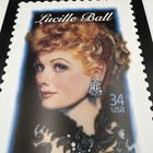 Lucille Ball Metal Stamp Sign Desperate Enterprises 2000 Usps Comedy Tv