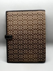 Coach Signature Canvas Note Pad Day Planner Case W pen Gently Used