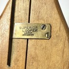 Vtg Superior Looper Wooden Weaving Rug Shuttle Needle Hook Tool