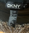 Dkny Size 8 Women s Silk Skirt Black And White Drop Waist Excellent Condition
