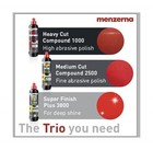 Menzerna Polishing Set 8oz     Hcc1000  Mcc2500   3800   3-step System For S