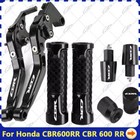 For Honda Cbr600rr 2003-2006 Cnc Handle Grips Cap   Brake Clutch Levers Sets New