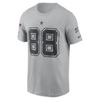 Dallas Cowboys Nike 2024 Salute To Service  88 Ceedee Lamb Player T-shirt - Gray