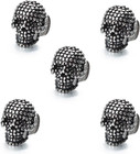 Cufflinks For Men With Tuxedo Studs In Gift Box  Gold Or Silver Tone Skull Cuff