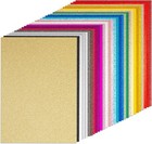 60 Sheets Glitter Paper  8 5  X 11  Shimmering Paper 15 Colors 12