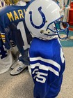 Indianapolis Colts Game Worn Used Helmet  7 Vsr-4