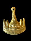 Vtg Buddha Thai Amulet Pendant Charm Wat Arun Temple Of Dawn In Bankok Thailand