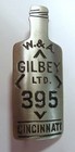 W  a  Gilbey Ltd Gin Figural Employee Badge Cincinnati  Ohio Pick Your Number