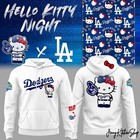Los Angeles City Dodger Vs Met Hello Kitt y April 13 26 Cotton Edition Hoodie