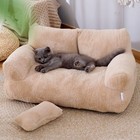 Luxury Cat Bed Sofa Winter Warm Cat Nest Pet Bed For Small Medium Dogs Cats Comf