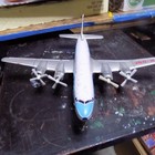 Klm Royal Dutch Airlines Tin Airplane And Navy Fighter Jet Tin Plane