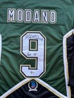 Mike Modano Signed Green Hockey Jersey Dallas Stars W  hof 14  Bas Coa