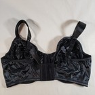 Victoria s Secret Second Skin Satin Unlined Full Coverage Bra 40dd Black
