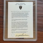 Dwight D  Eisenhower   Psa   Autograph Custom Card D Day Orders Signed   Wwii