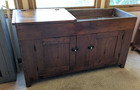Period Antique 1800   s  Dry Sink With Copper Lining Local Pickup Only
