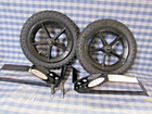 Fatwheels Adaptive Training Wheels Large For 24    To 26    Bikes  unused  Free Ship