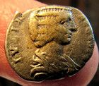 Thick Roman Ar Silver Denarius Julia Domna 183-211ad laodicea Ad Mare 3 03g