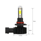 9005 Hb3 Led Headlight Kit 2200w 330000lm High-low Beam Bulbs 6500k White Bright