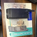 Motorola Microtac 650e Black Flip Cell Phone 2g Amps 800  cellular One 