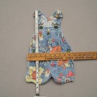 Vintage 70s Liberty Overall Hee Haw Tv Show Horse Rooster Character Print 18-24 