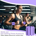 Wrist Ankle Weights For Women Men  Leg Arm 1lb Each Weight  2lbs Pair   Purple