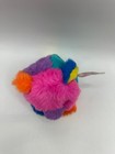 Puffkins Cosmo 1998 4    Bright Color Block Plush Bear With Tags Attached Swibco