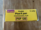 Vintage  Kodak Plus-x Pan Professional  120 Propack 5 Rolls B w Film Exp  1978