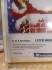 Vintage Natura To All A Good Night Latch Hook Kit 18   x24  Christmas Xr105