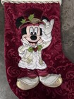 Vintage Disney Parks Mickey   Minnie Victorian Christmas Stockings 