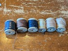 Corticelli Belding Heminway Darning Silk Thread Vintage Wooden Spools Lot Of 6