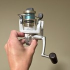 Shimano Stradic 1000 Spinning Reel  Pre-spooled White silver  4 1 1  Front Drag