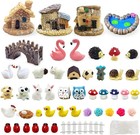 Selected 50 Pieces Fairy Garden Accessories  Animals  Miniature Figurines  Mi   