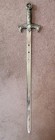 Vtg Style Sword 47  Long Stainless Steel Talwar Knights Templar Viking Decor