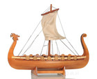 Drakkar Dragon Viking Longship Wooden Ship Model Small 12  Fully Built Sailboat