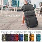Rio Lightweight Softside Rolling Carry-on Suitcase  2-wheel Set  Black