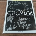 Once Musical Broadway Playbill Cast Signed Bernard B Jacobs Theatre Autographed