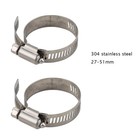 1-1 2  To Radiator Coolant Hose Barb Coupler 1 5 Inch  Silver