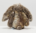 Jellycat 8  Bashful Woodland Bunny Rabbit Plush Stuffed Animal Gray Brown Tan