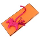 Hermes Rodeo Pm Bag Charm Agneau Milo Rose Mexico Y Horse Accessory 90314512