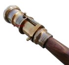 Vintage Antique Style Brass Telescope With Wooden Victorian Walking Cane Stick