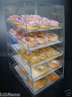 Ds-acrylic Pastry Bakery Donut Cupcake Stand Display Case With 5 Trays