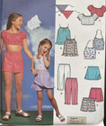 Simplicity Easy Sewing Pattern   5608   Size  7-8-10-12-14     Girls  Top  Pants