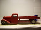 1930 s Structo Diamond T Stake Truck Machinery Pressed Steel Toy Parts Restore