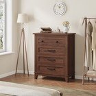 Modern 4 Drawer Dresser Wood Dressers   Chests Of Drawers Storage Organizer